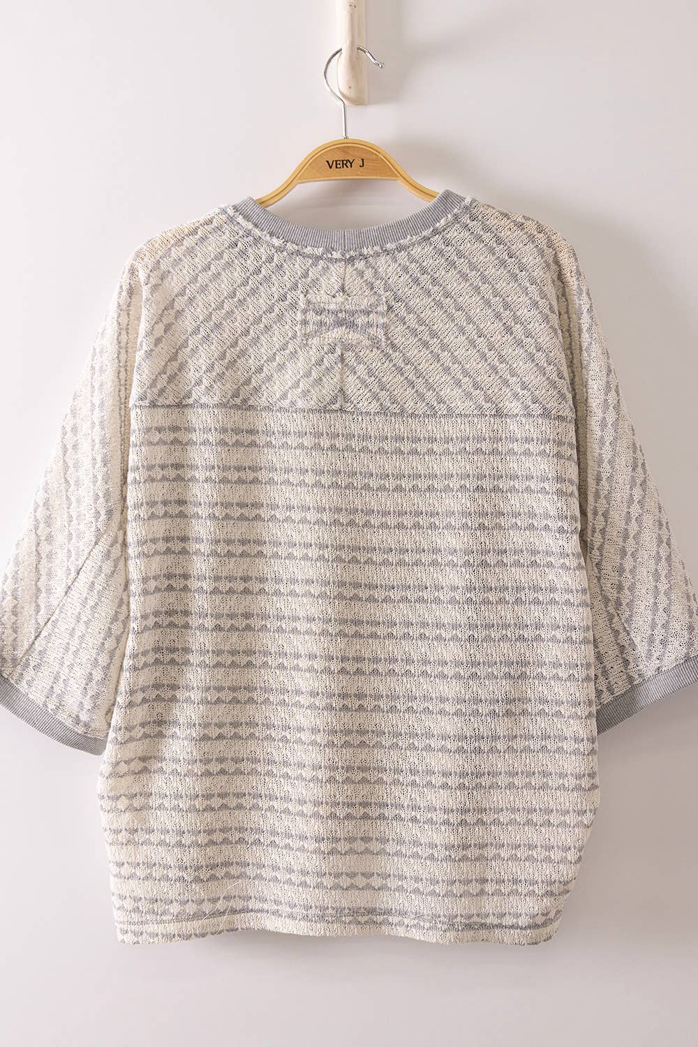 Emmie Textured Stripe Knit Top