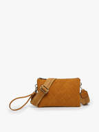 Jen & Co. - M2056QLT Izzy Quilted Crossbody w/ Guitar Strap