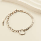 Howard's - Narelle Waterproof Cable & Snake Chain Bracelet