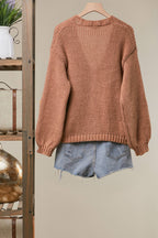 Simply Sunflower Embroidered V Neck Cardigan