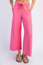 Rae Mode - MODAL SCUBA CROPPED WIDE PANT