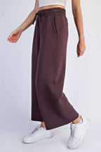 Rae Mode - MODAL SCUBA CROPPED WIDE PANT