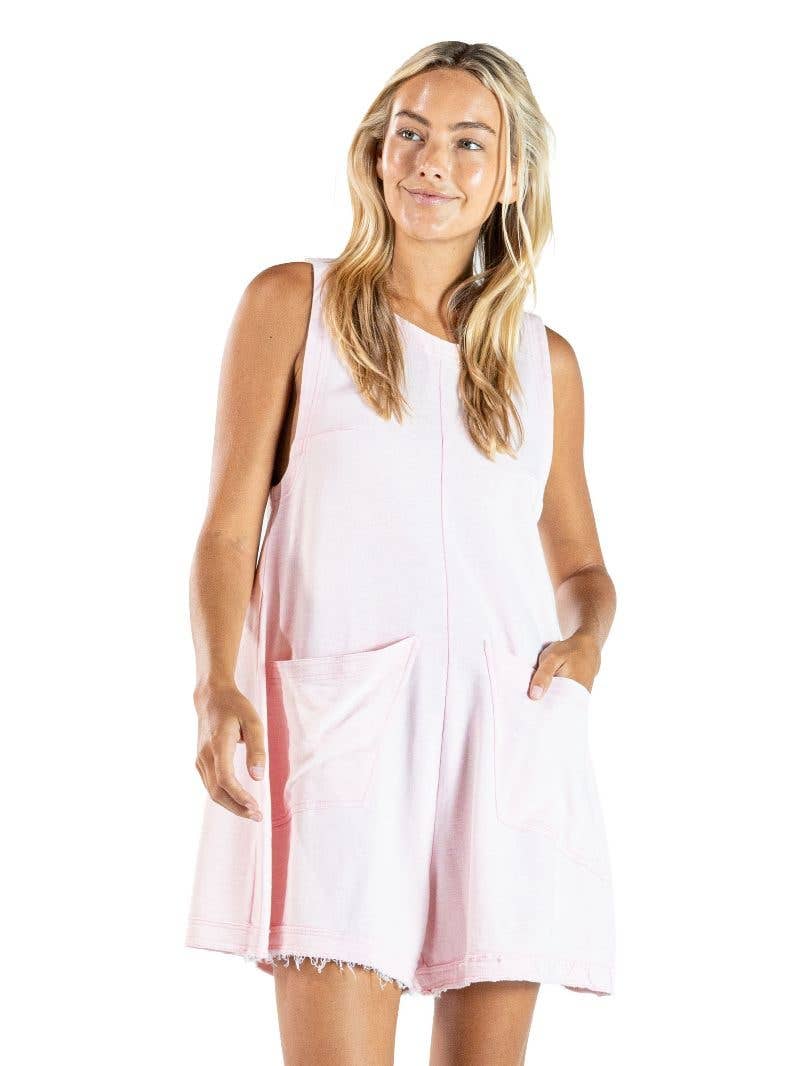 Simply Southern - Washed Pocket Romper