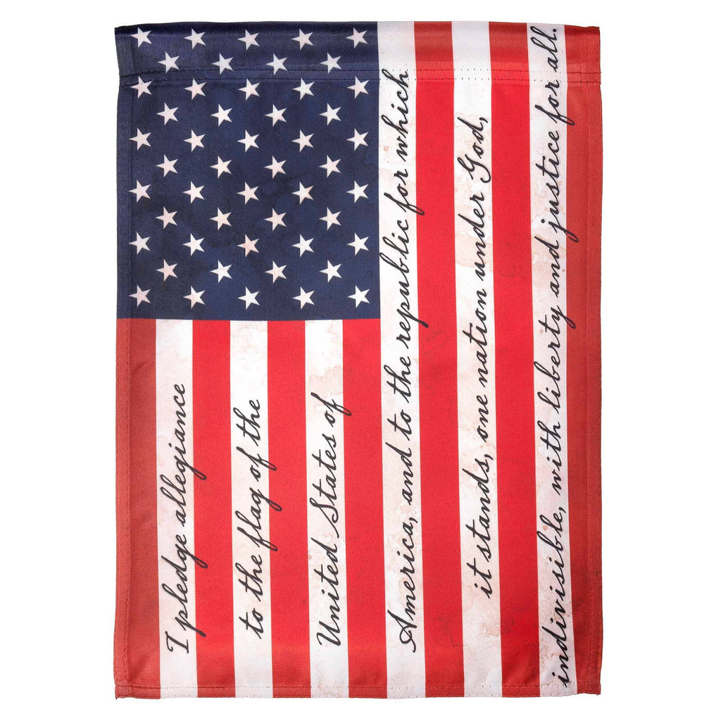 Magnolia - U.S. Flag Pledge Outdoor Print Flag