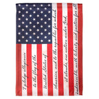 Magnolia - U.S. Flag Pledge Outdoor Print Flag