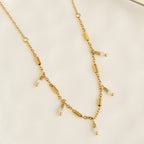 Howard's - Waterproof Necklace 15" Station Moonstone Jewelry Narelle