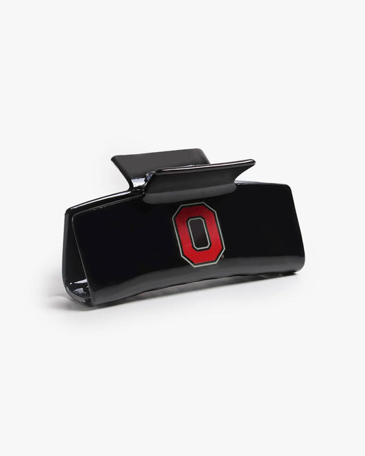BANDED - Ohio State® Eco Black Scarlet Block O - Logo Claw Clip