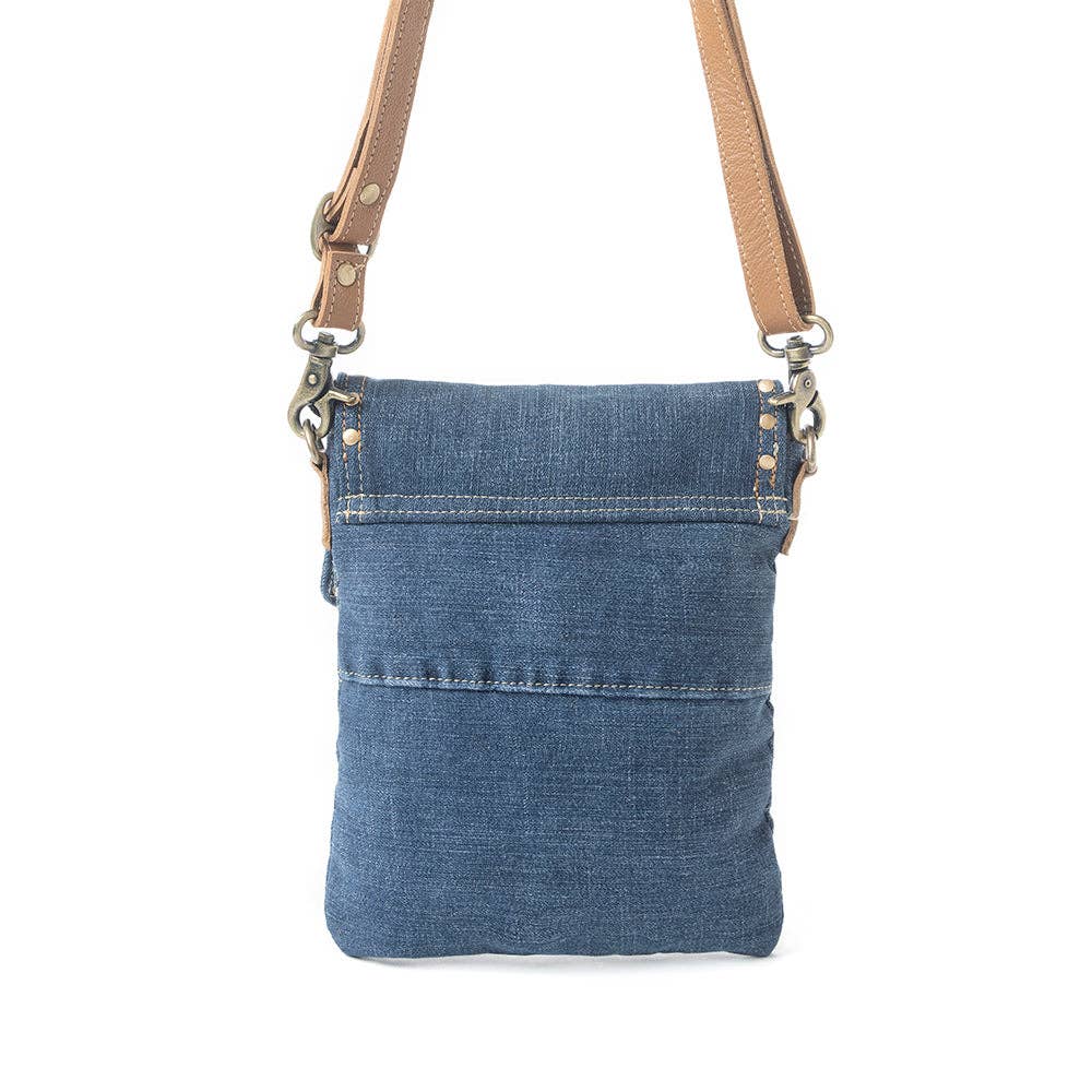 Myra Bag - Dahlia Denim Crossbody Bag