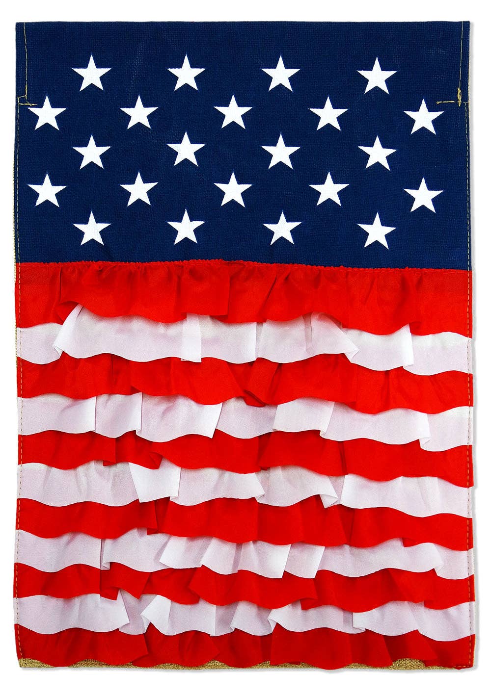 Flag Usa Ruffles Star Stripes Garden House 2-Sided Home