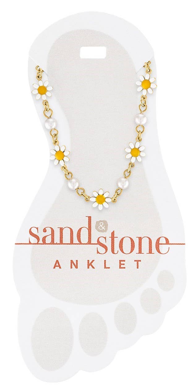 Sand and Stone Anklets