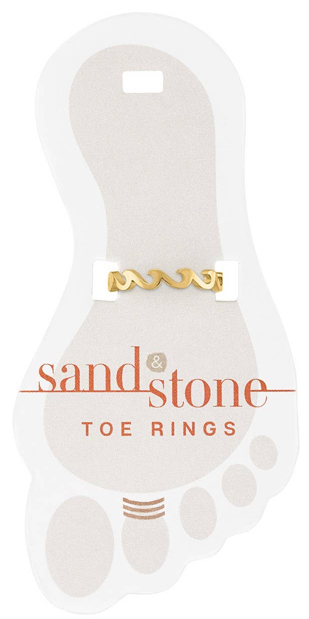 Sand & Stone: Toe Ring Gold