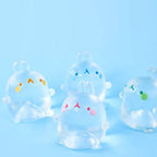 Molang Clear Mochi Squishy Figure Fidget Toy