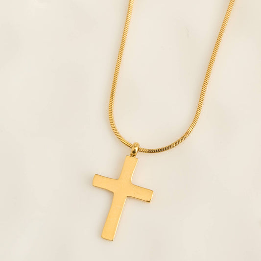 Howard's - Cross Necklace Snake Chain Waterproof Jewelry Narelle Dainty