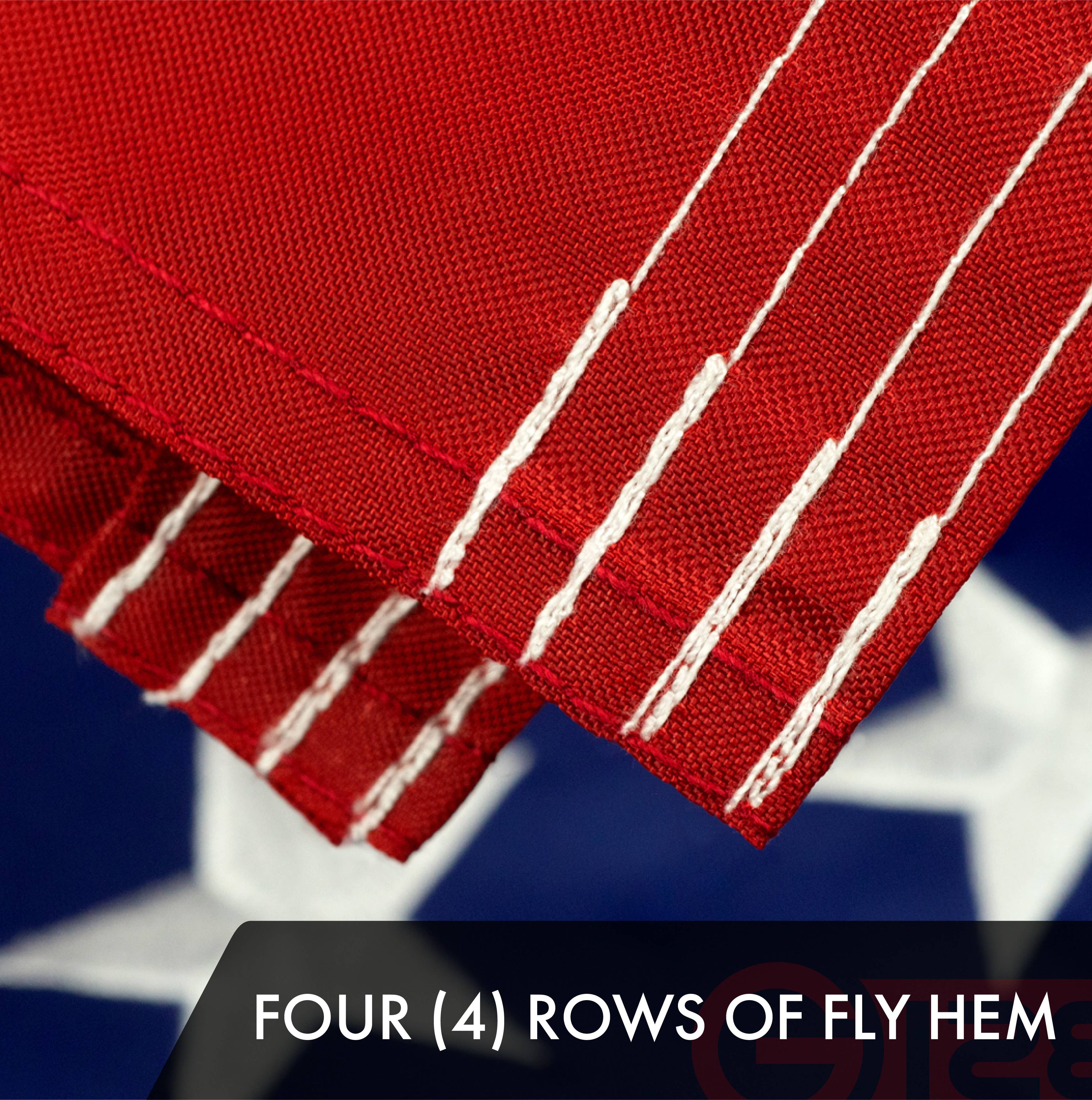 American Flag 3x5 Ft, Embroidered Patriotic Outdoor Flag