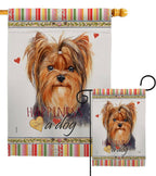 Two Group Flag Co - Yorkie Happiness 110235