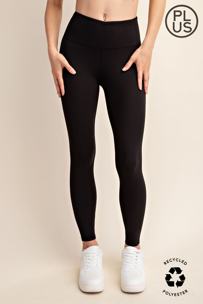 Rae Mode - PLUS SIZE BUTTER SOFT BASIC FULL LENGTH LEGGINGS