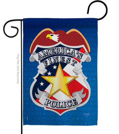 Two Group Flag Co - Police First Responders Decor Flag