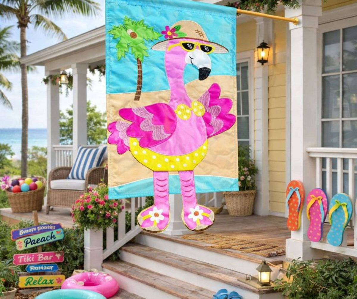 Large Crazy Leg Flamingo Hat