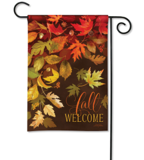 Abundant Leaves Garden Flag