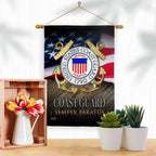 Two Group Flag Co - US Coast Guard Semper Paratus Armed Forces Military Flag