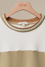 Mello. - Colorblock Daisy Graphic Top