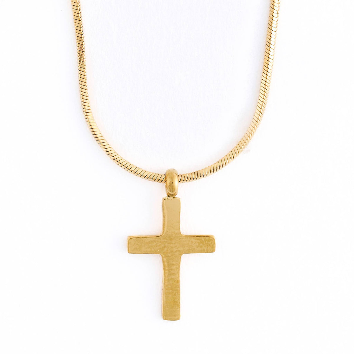 Howard's - Cross Necklace Snake Chain Waterproof Jewelry Narelle Dainty