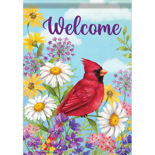 FlagTrends by Carson - "Summer Cardinal" Dura Soft™ Garden Flag