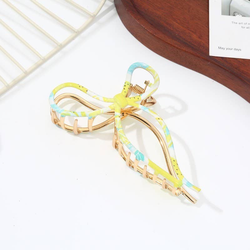 JOSSLYN by wall to wall - Whimsical Floral Coquette Clip Hair Claw Clips | 40H1101