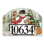 Studio M - Woodland Snowman Yard DeSign