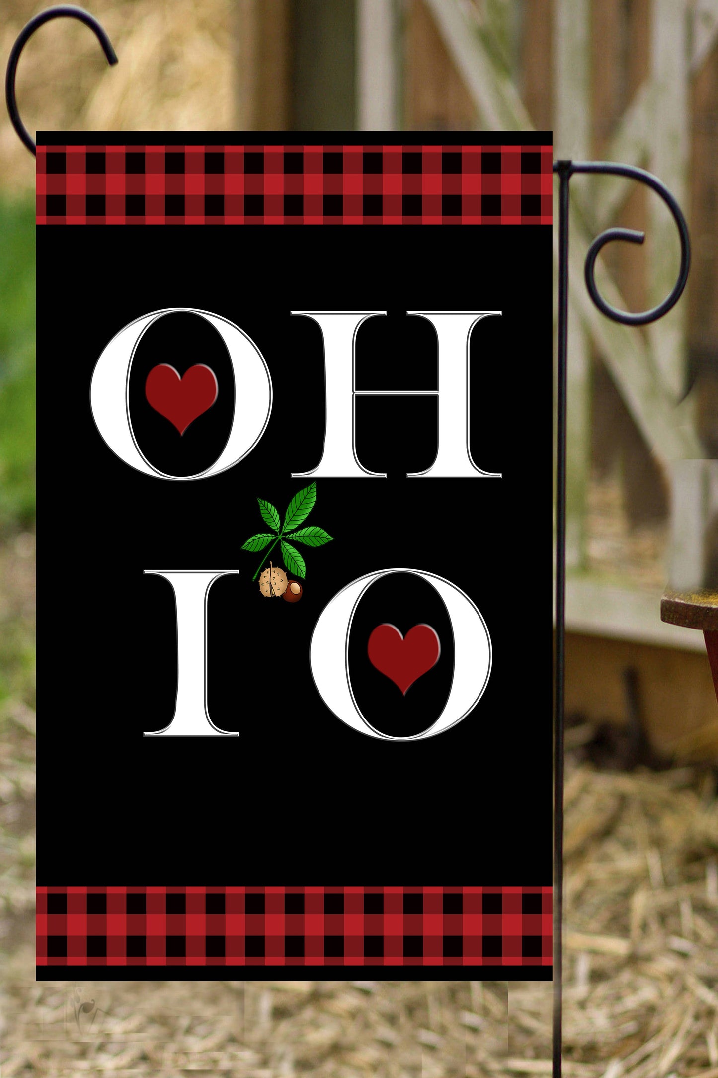 O H I O Garden Flag   12x18