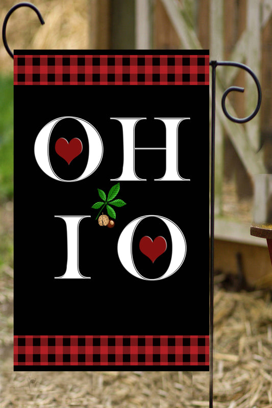 O H I O Garden Flag   12x18