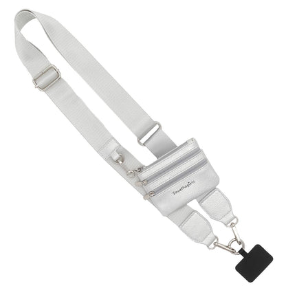 Save The Girls - Clip & Go Phone Lanyard with Pouch - Neutral Collection