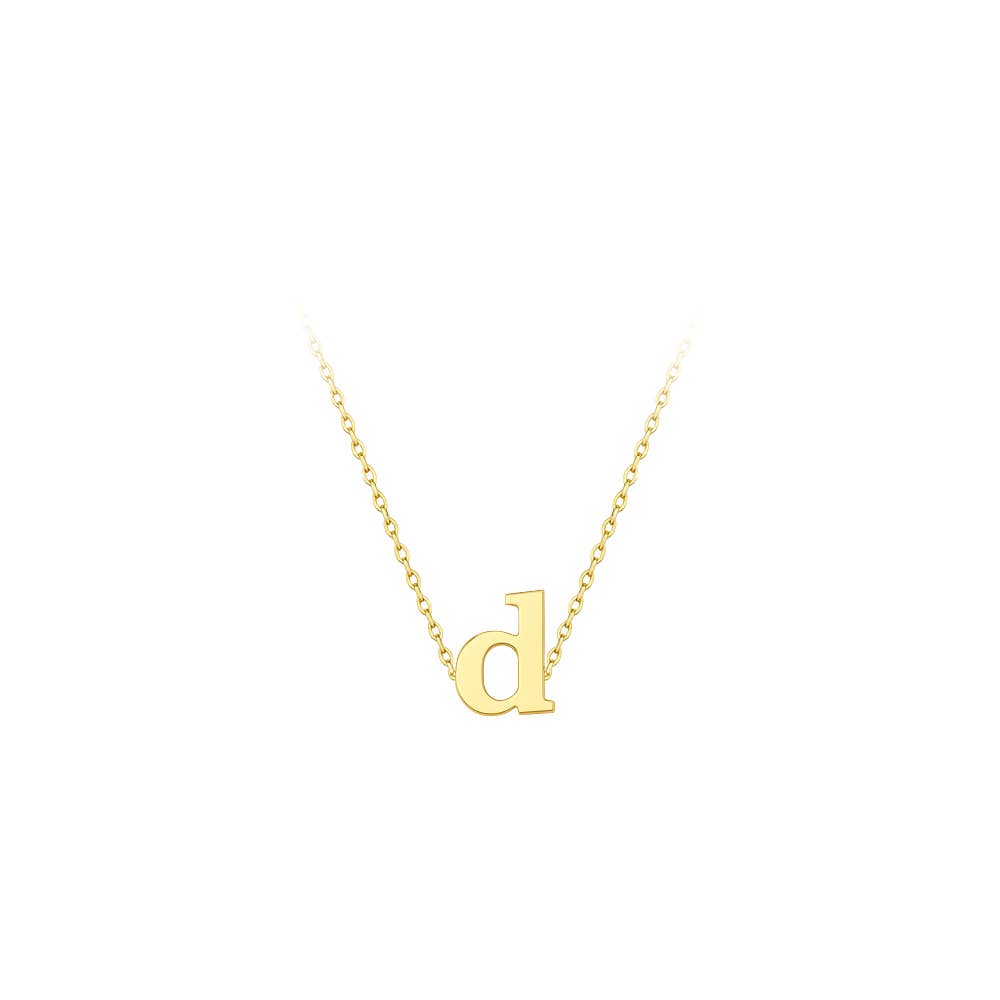 Maya J - Lower Case Mini Initial Necklaces