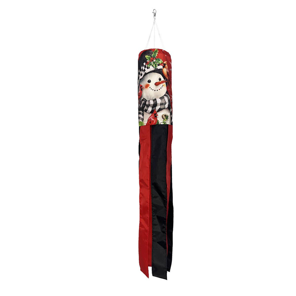 Briarwood Lane - Snowman With Cardinals Wind Spinner