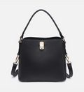 Allison Faux Canvas Triple Compartment Satchel | M2819