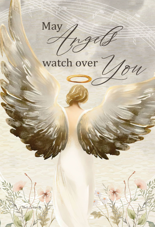 Angels Watch-Flag by Nicole DeCamp