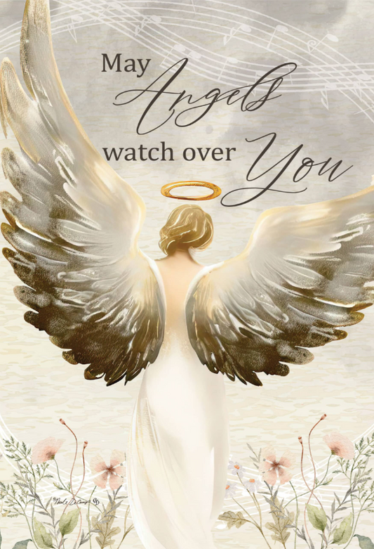 Angels Watch-Flag by Nicole DeCamp