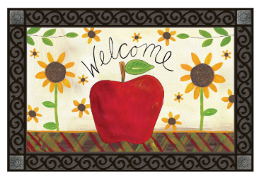 Apples and Sunflowers MatMate