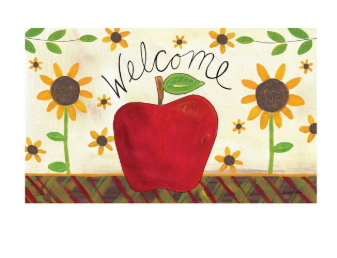 Apples and Sunflowers MatMate