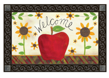 Apples and Sunflowers MatMate