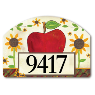 Apples and Sunflowers Yard DeSign