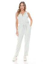 Ariella Scuba Sleeveless Jumpsuit