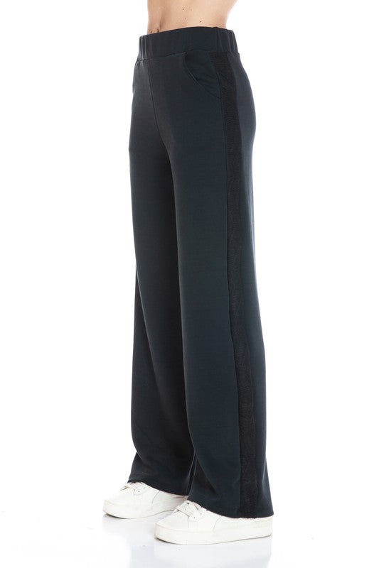 Ariella Straight Leg Pants W/ Contrast