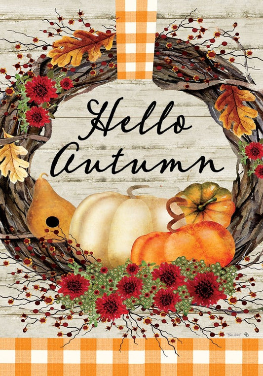 Autumn Wreath Flag