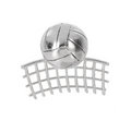 Set and Spike Volleyball Charm