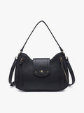 Leilani Twist-Lock Crossbody/Satchel w/ Adjustable Strap