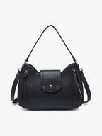 Leilani Twist-Lock Crossbody/Satchel w/ Adjustable Strap