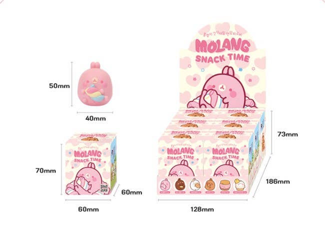 K-Wonderland - Molang Snack Time Theme Random Figure Box