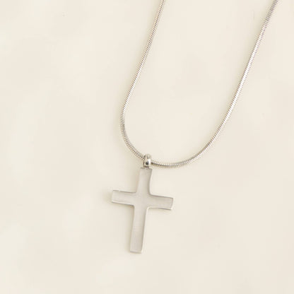 Howard's - Cross Necklace Snake Chain Waterproof Jewelry Narelle Dainty