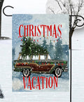 Happy Cow Lawn Decor - Christmas Vacation Garden Flag #G1202